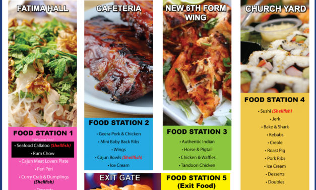 #FatimaFete2016 – Food Menu