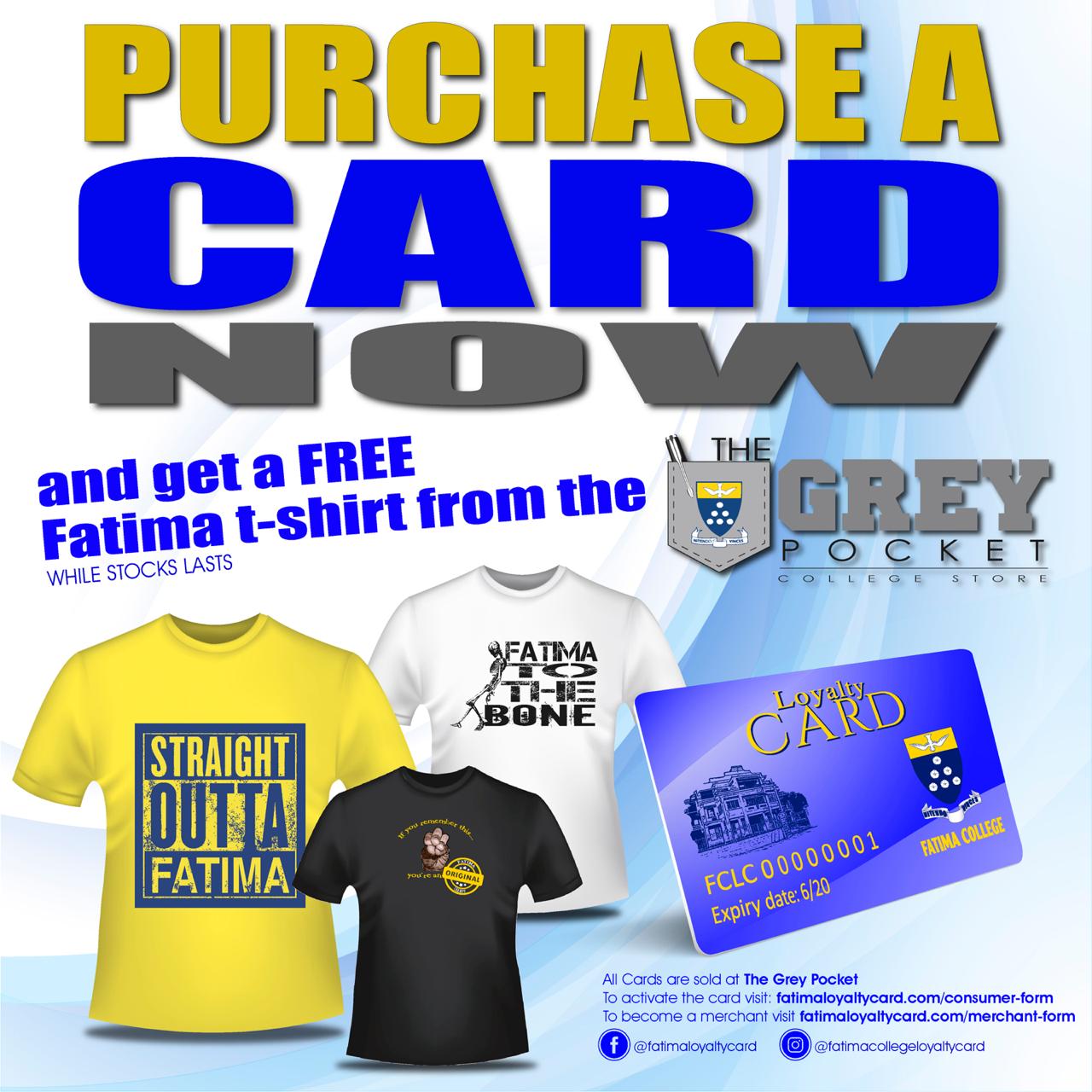 Fatima Loyalty Card is Here!! | Fatima Old Boys Association