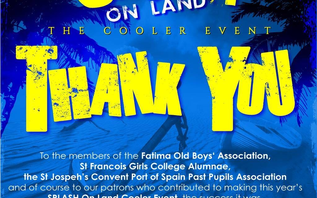 THANK YOU! Splash on Land