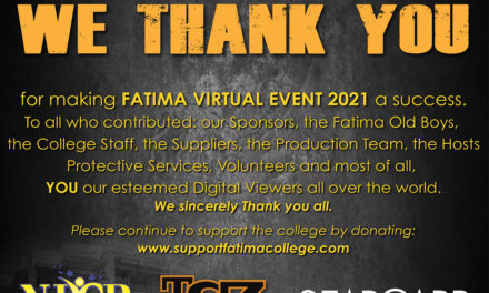 Thank You – Fatima STRIVE ON!