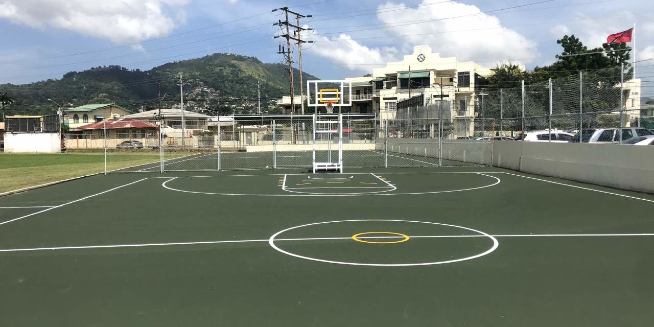 Basketball Court Upgraded