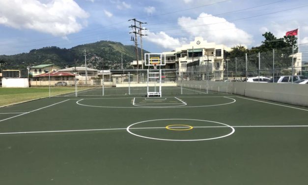 Basketball Court Upgraded