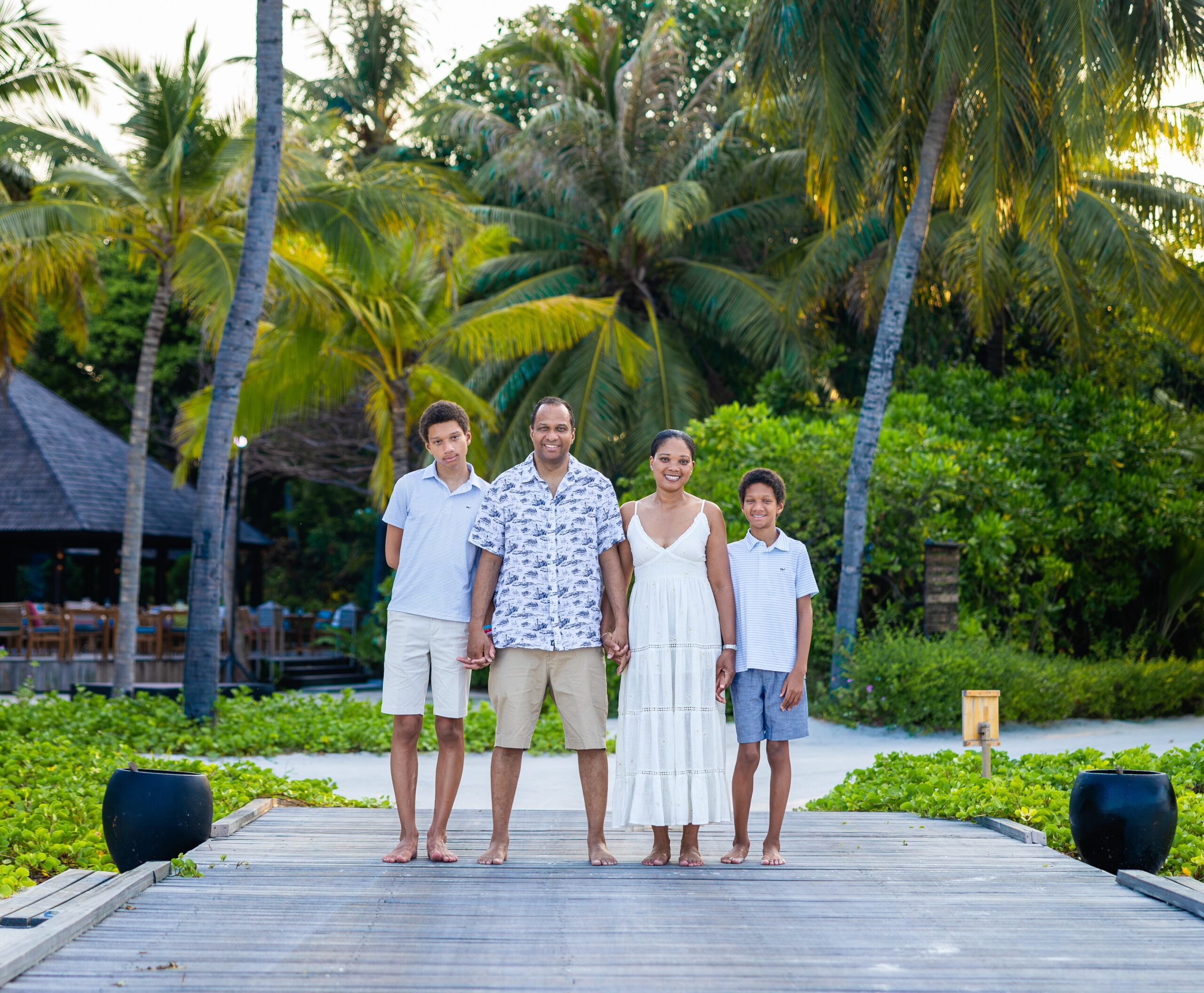 Nick Fuller and family_2025 Maldives